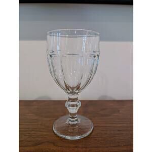 Vintage Libbey DuraTuff “Gibraltar” Clear Water Goblet – 11.5 oz